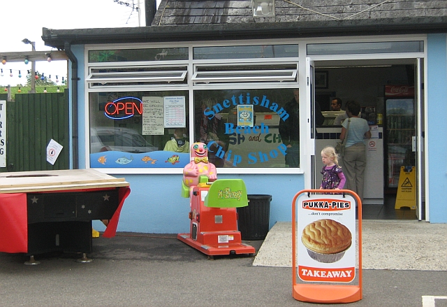 snettisham beach chip shop